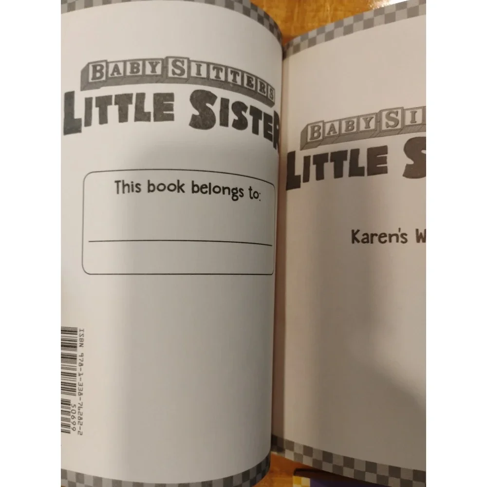 Scholastic Kids Baby-Sitters Little‎ Sister fiction Books set 1-4 Ann M. Martin
